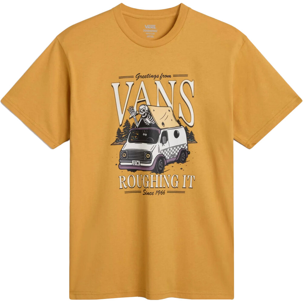 Vans camiseta manga corta hombre Roughin It SS Crew vista frontal