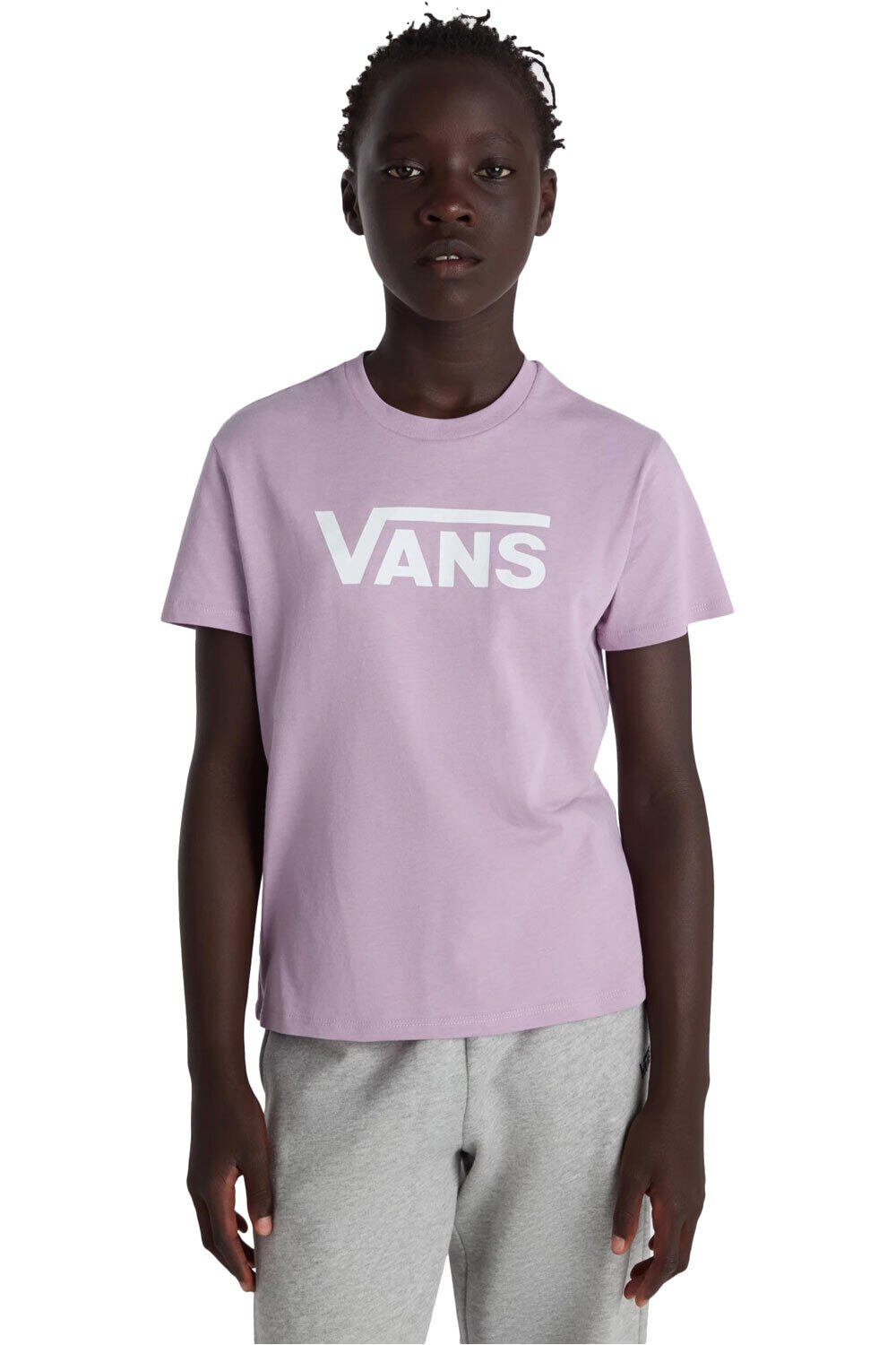 Vans camiseta manga corta niña GR FLYING V CREW GIRLS vista frontal