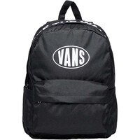 Vans mochila deporte Old Skool Backpack Black/White vista frontal