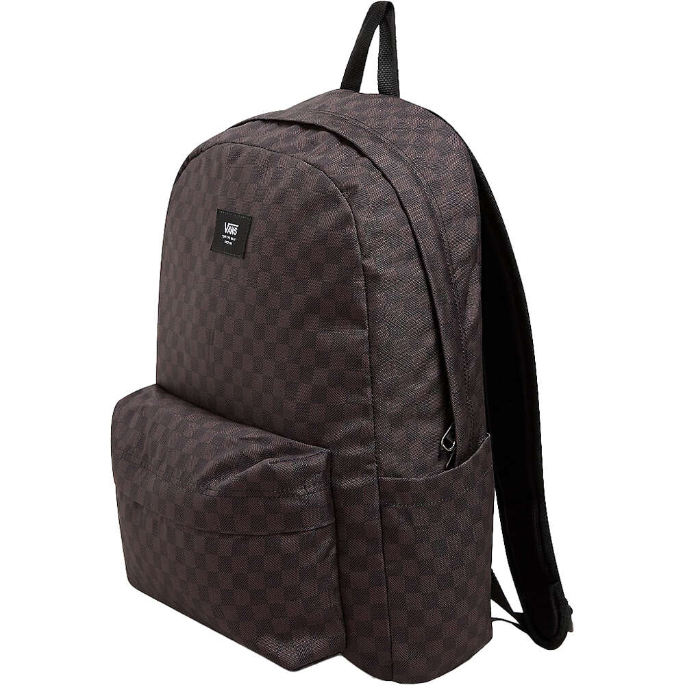 Vans mochila deporte Old Skool Check Backpack Black/Charcoal 02