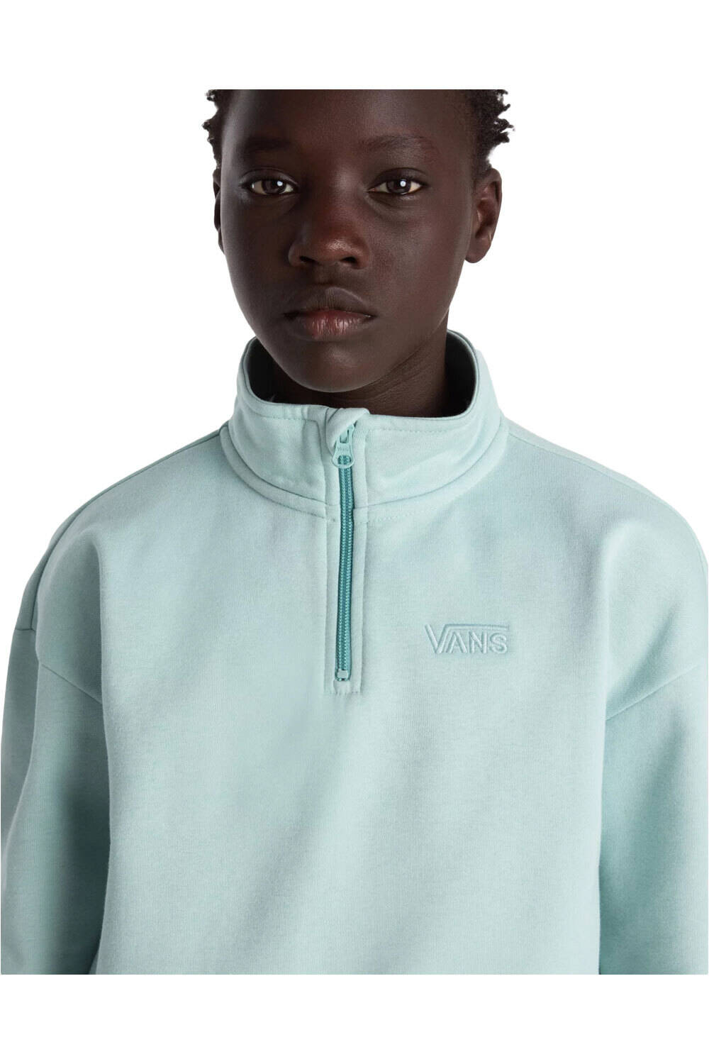 Vans sudadera niña Half Zip Mock Pullover 03