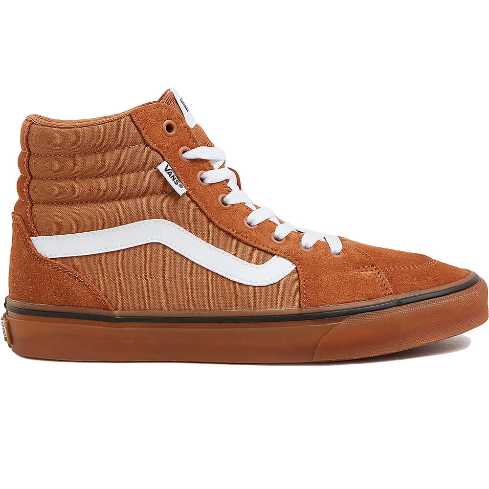 Vans zapatilla moda hombre Filmore Hi suede canvas lateral exterior