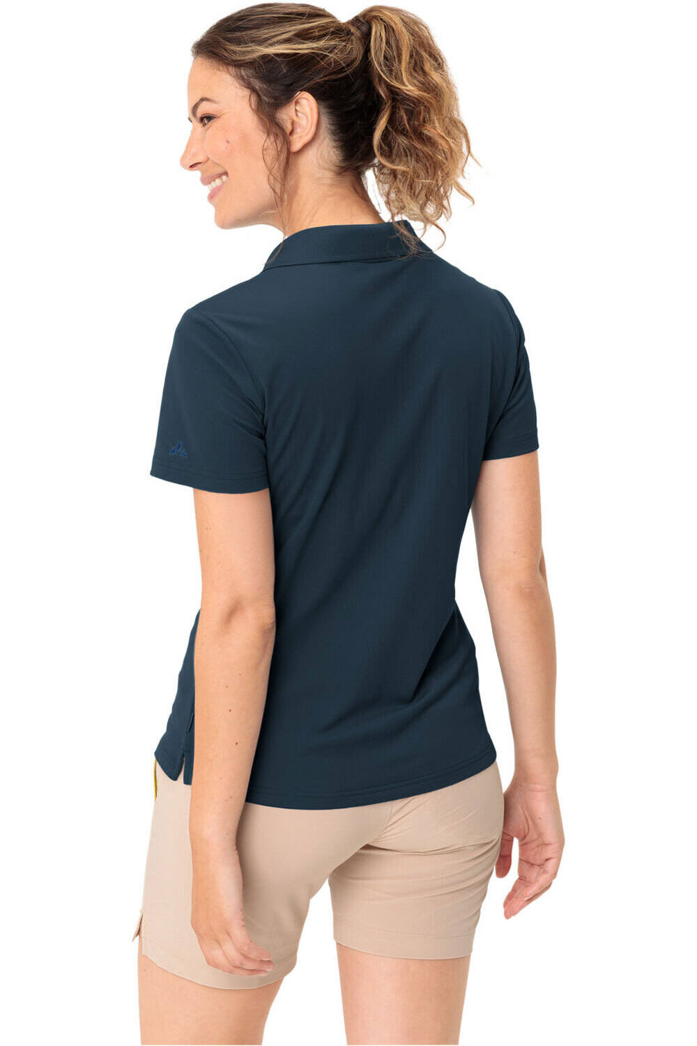 Vaude camisa montaña manga corta mujer Women's Essential Polo Shirt vista trasera