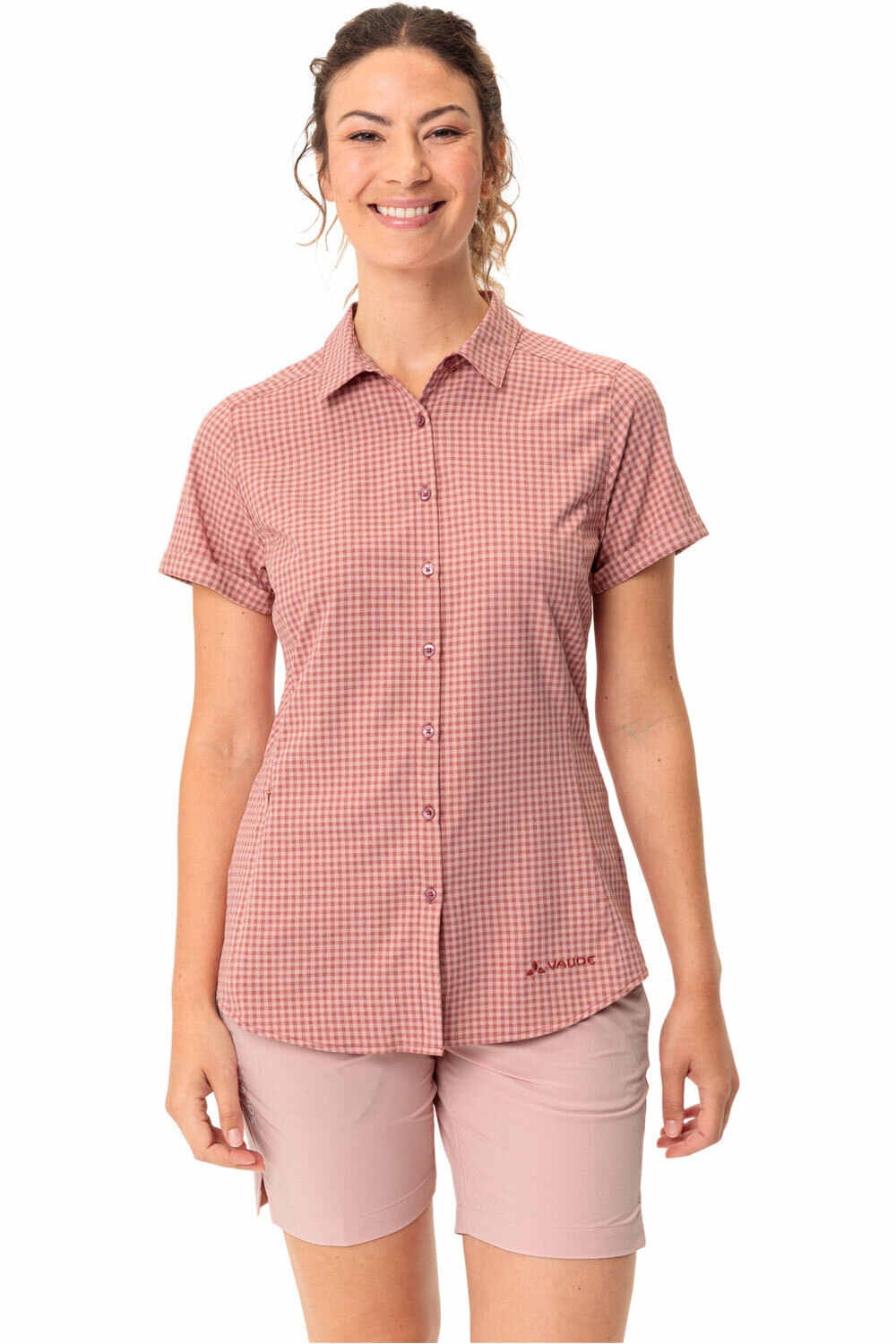 Vaude camisa montaña manga corta mujer Women's Seiland Shirt III vista frontal