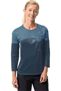 Vaude camiseta ciclismo mujer Women's Moab LS T-Shirt V vista frontal