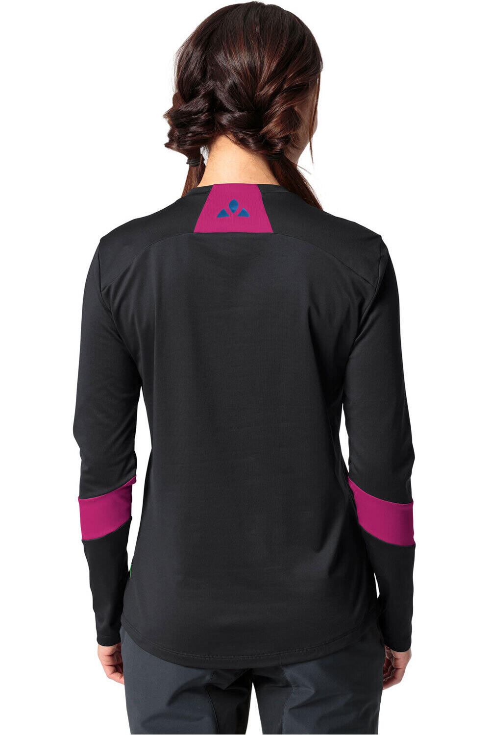 Vaude camiseta ciclismo mujer Women's Qimsa LS Logo Shirt 01