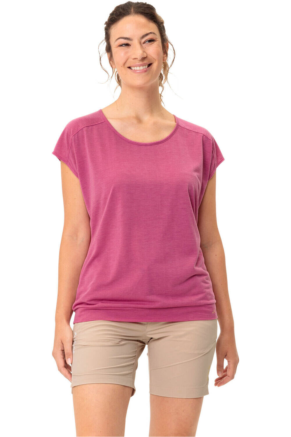 Vaude camiseta montaña manga corta mujer Women's Skomer T-Shirt III vista frontal