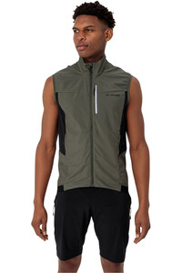 Vaude chaleco ciclismo cortavientos Men's Kuro Air Vest vista frontal