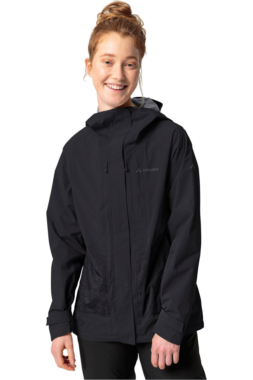 Vaude chaqueta impermeable ciclismo mujer Women's Comyou Rain Jacket vista frontal