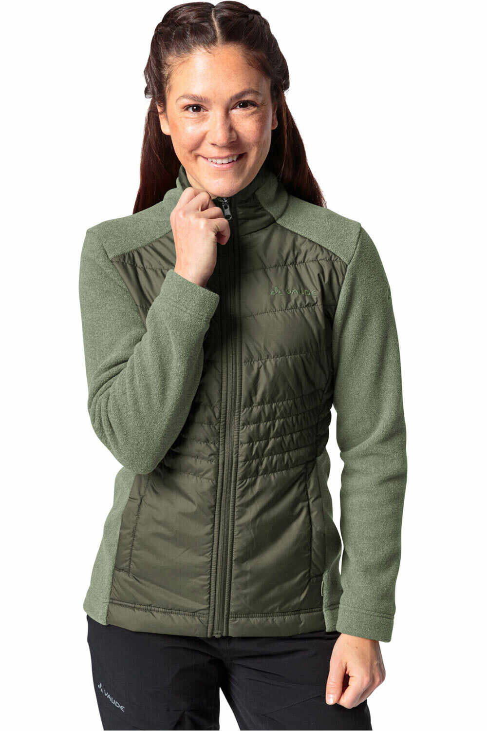 Vaude chaqueta impermeable insulada mujer Women's Idris 3in1 Parka III vista trasera