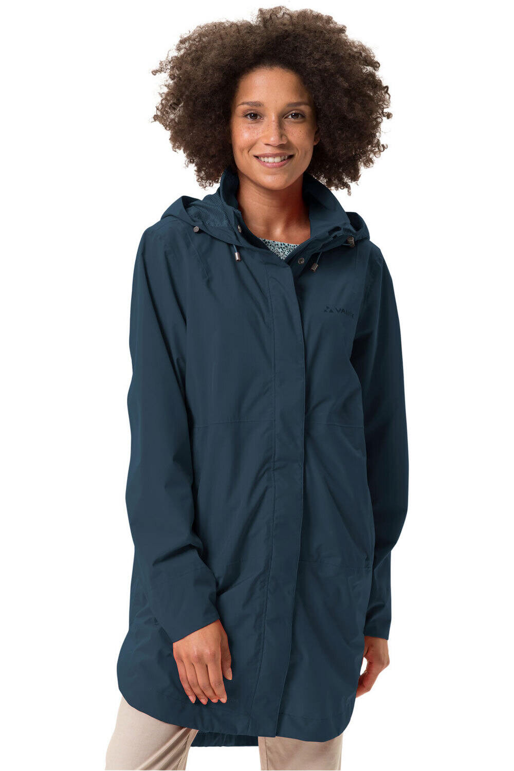 Vaude chaqueta impermeable mujer Women's Mineo 2.5L Coat vista frontal