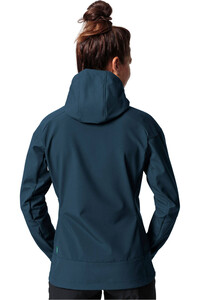 Vaude chaqueta softshell mujer Women's All Year Elope Softshell Jacket vista trasera