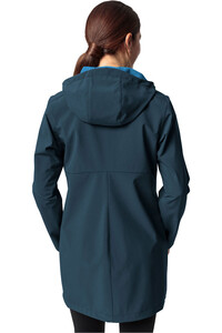 Vaude chaqueta softshell mujer Women's Moena Softshell Parka vista trasera