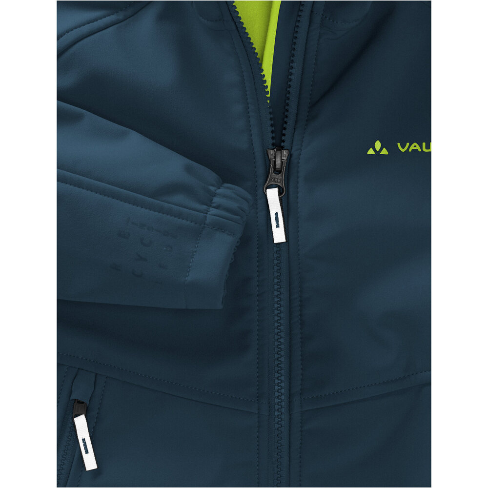 Vaude chaqueta softshell niño Kids Rondane Jacket IV vista detalle