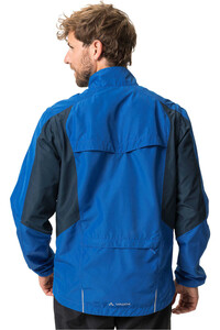 Vaude cortavientos ciclismo hombre Men's Dundee Classic ZO Jacket vista trasera