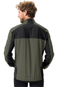 Vaude cortavientos ciclismo hombre Men's Kuro Air Jacket vista trasera