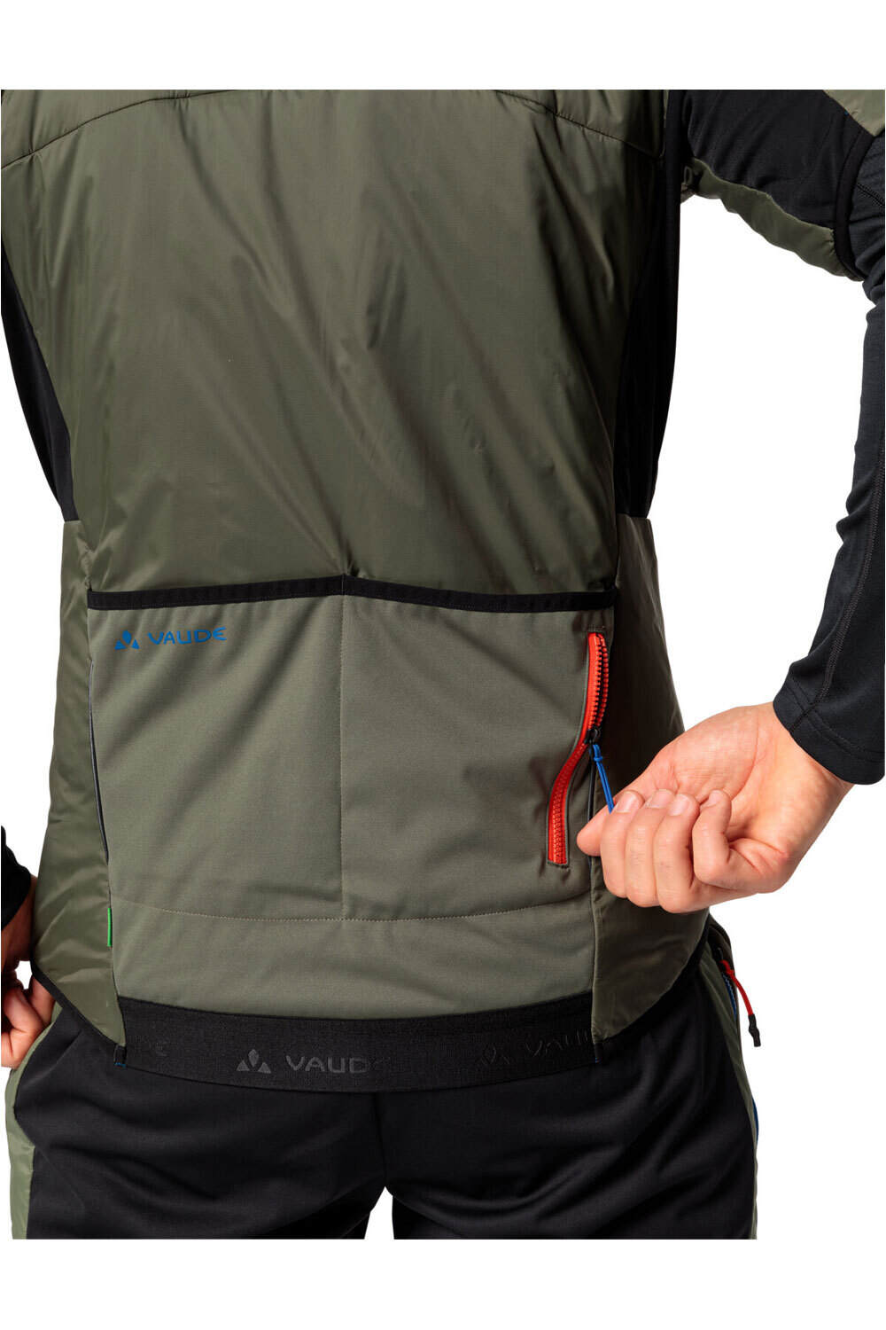 Vaude cortavientos ciclismo hombre Men's Kuro Insulation FZ Tricot 03