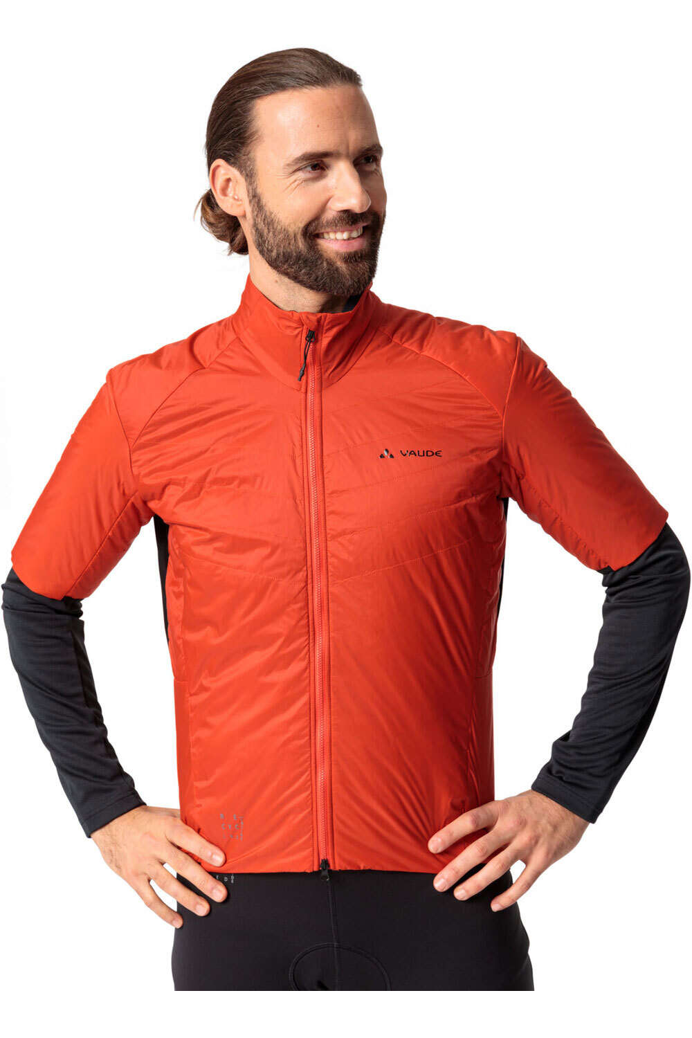 Vaude cortavientos ciclismo hombre Men's Kuro Insulation FZ Tricot vista frontal