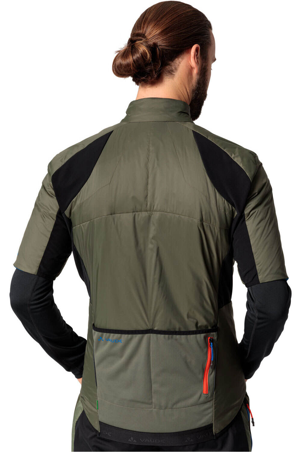 Vaude cortavientos ciclismo hombre Men's Kuro Insulation FZ Tricot vista trasera