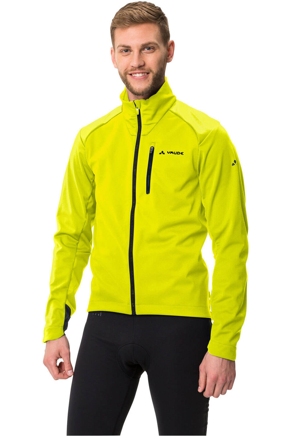 Vaude cortavientos ciclismo hombre Men's Posta Softshell Jacket VI vista frontal