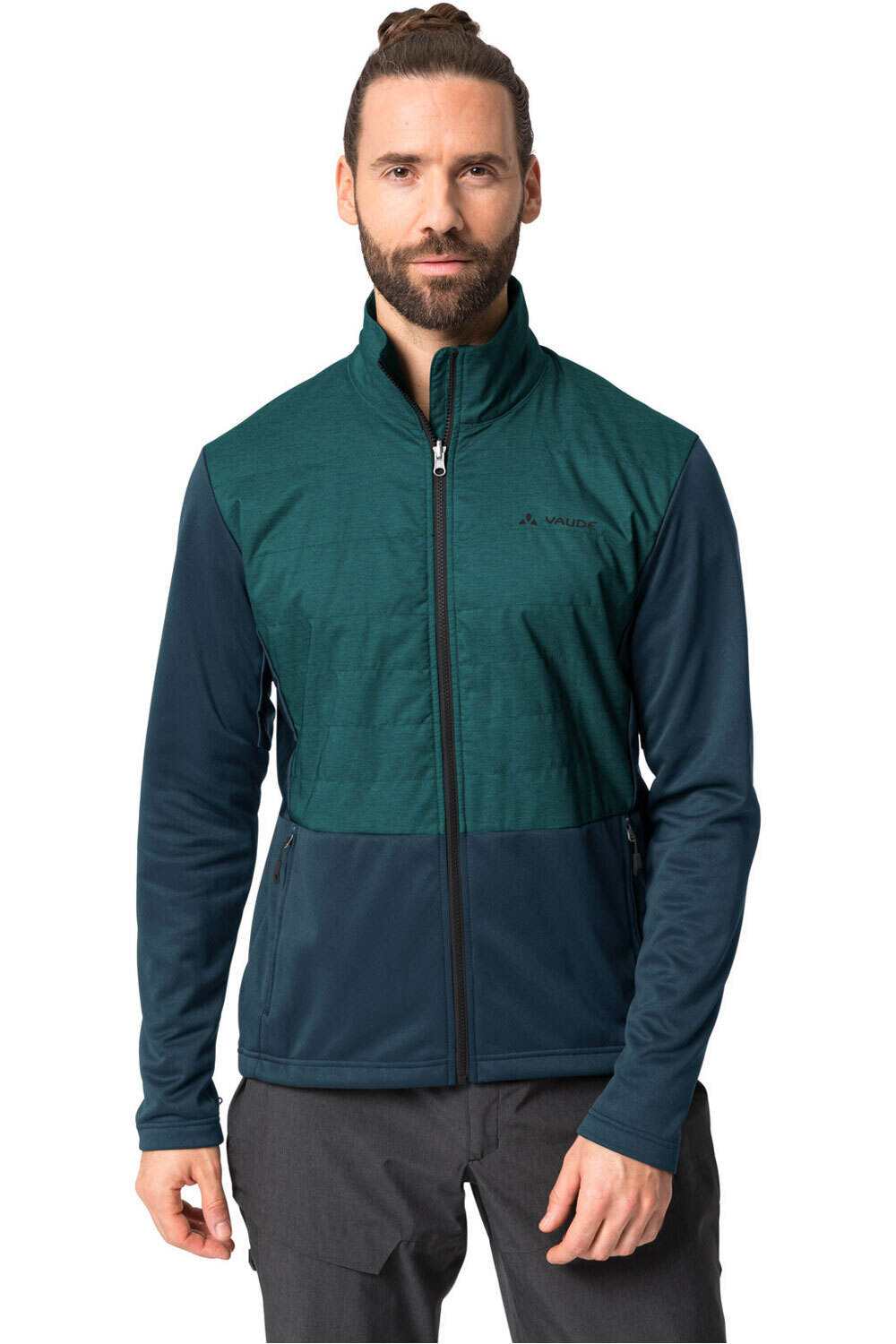 Vaude cortavientos ciclismo hombre Men's Yaras 3in1 Jacket vista trasera