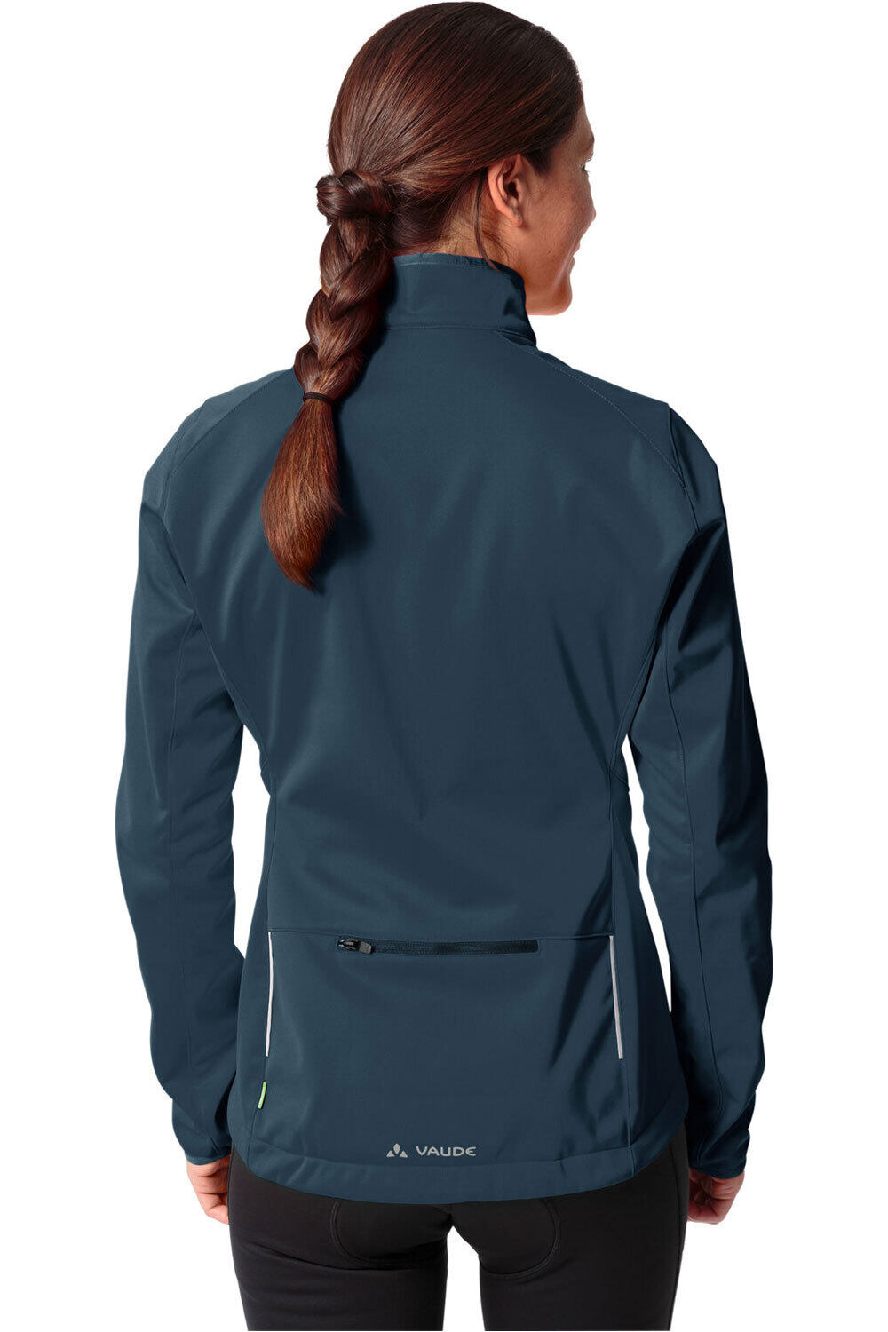 Vaude cortavientos ciclismo mujer Women's Matera Softshell Jacket II vista trasera