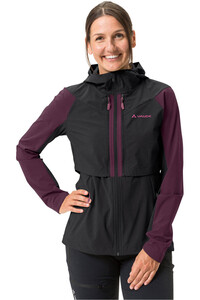 Vaude cortavientos ciclismo mujer Women's Moab ZO Jacket vista frontal