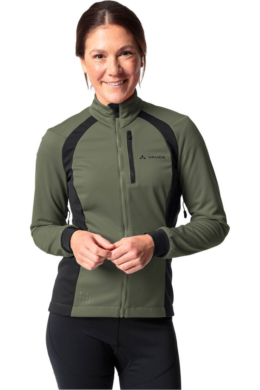 Vaude cortavientos ciclismo mujer Women's Posta Softshell Jacket vista frontal