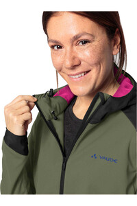 Vaude cortavientos ciclismo mujer Women's Qimsa Softshell Jacket vista detalle