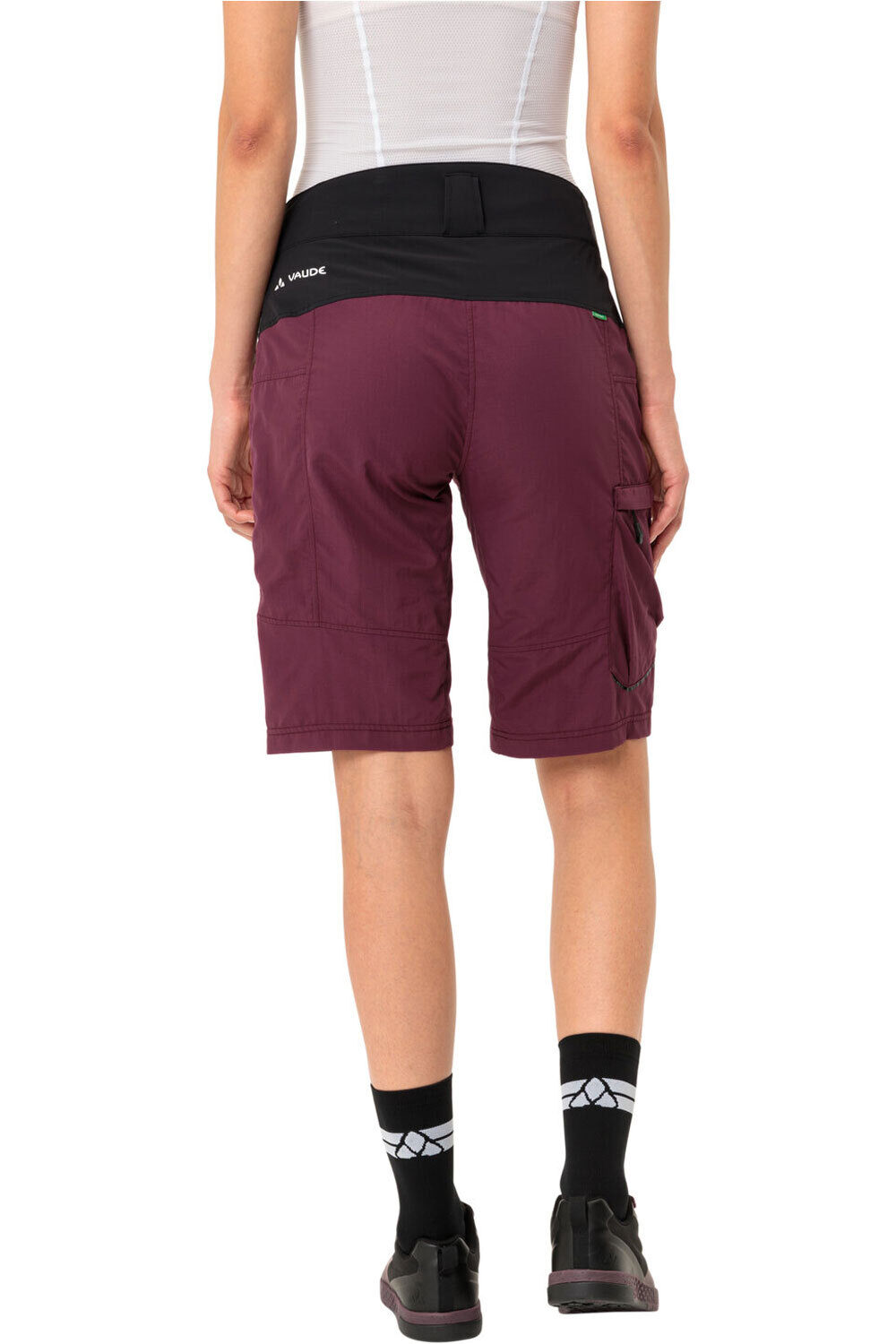 Vaude culotte corto mujer Women's Qimsa Shorts vista trasera