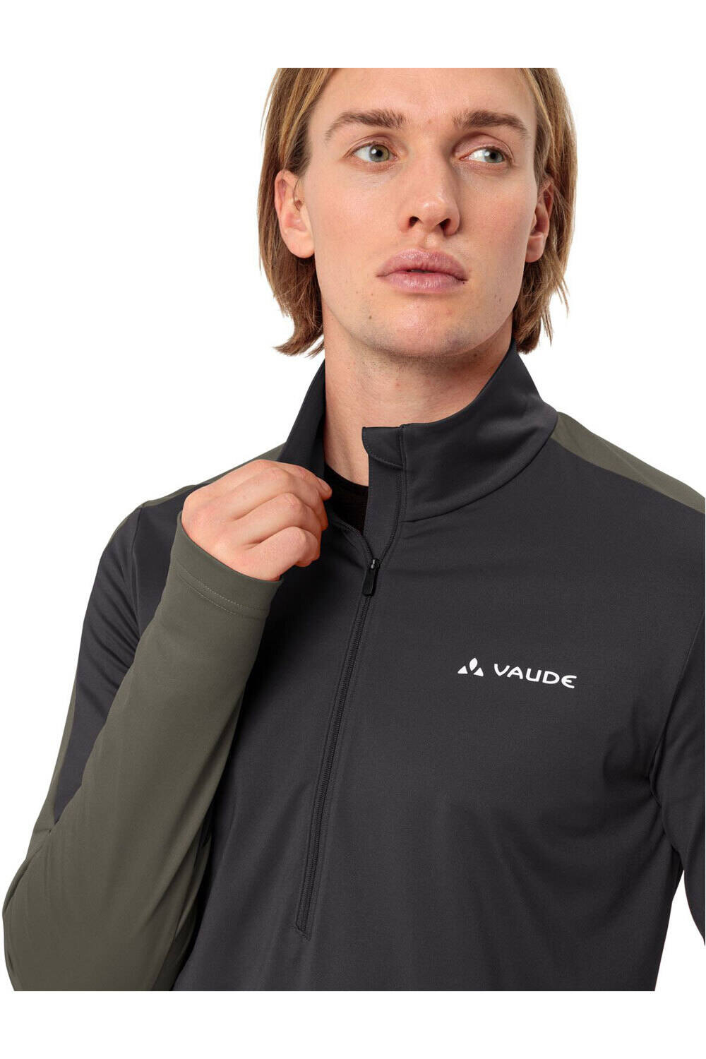 Vaude forro polar hombre Men's Livigno Halfzip II vista detalle