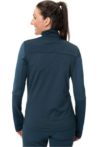 Vaude forro polar mujer Women's Livigno Halfzip II vista trasera