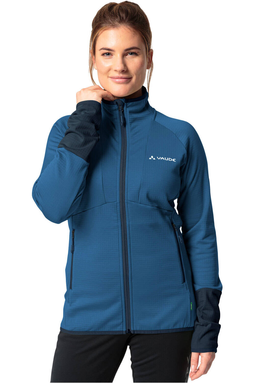 Vaude forro polar mujer Women's Monviso Fleece FZ Jacket II vista frontal