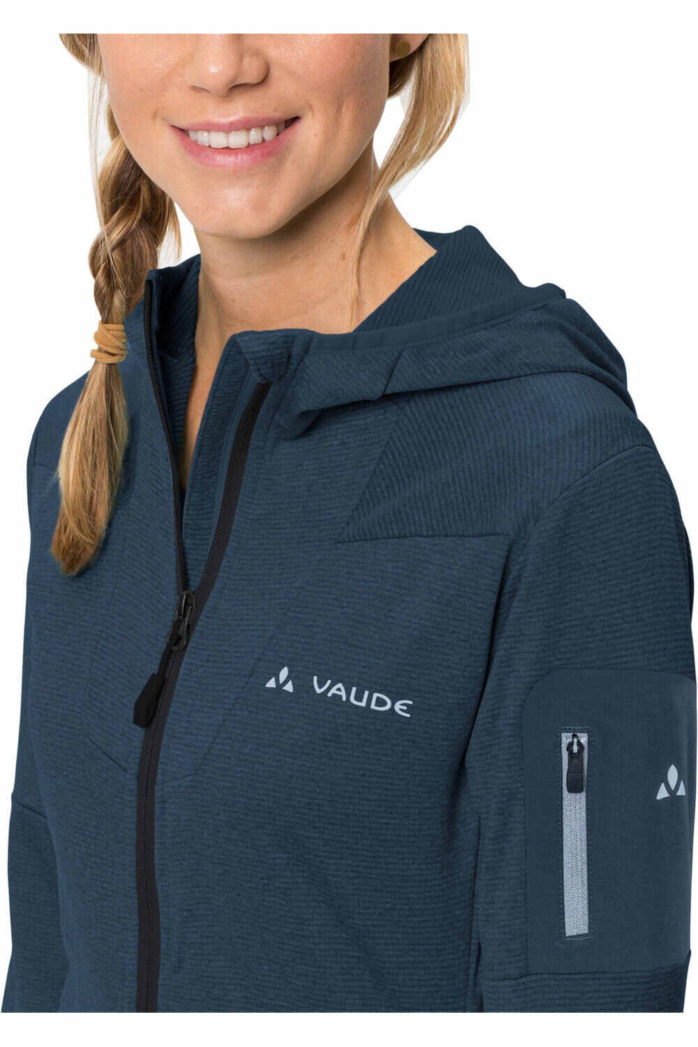 Vaude forro polar mujer Women's Monviso Fleece Jacket II vista detalle