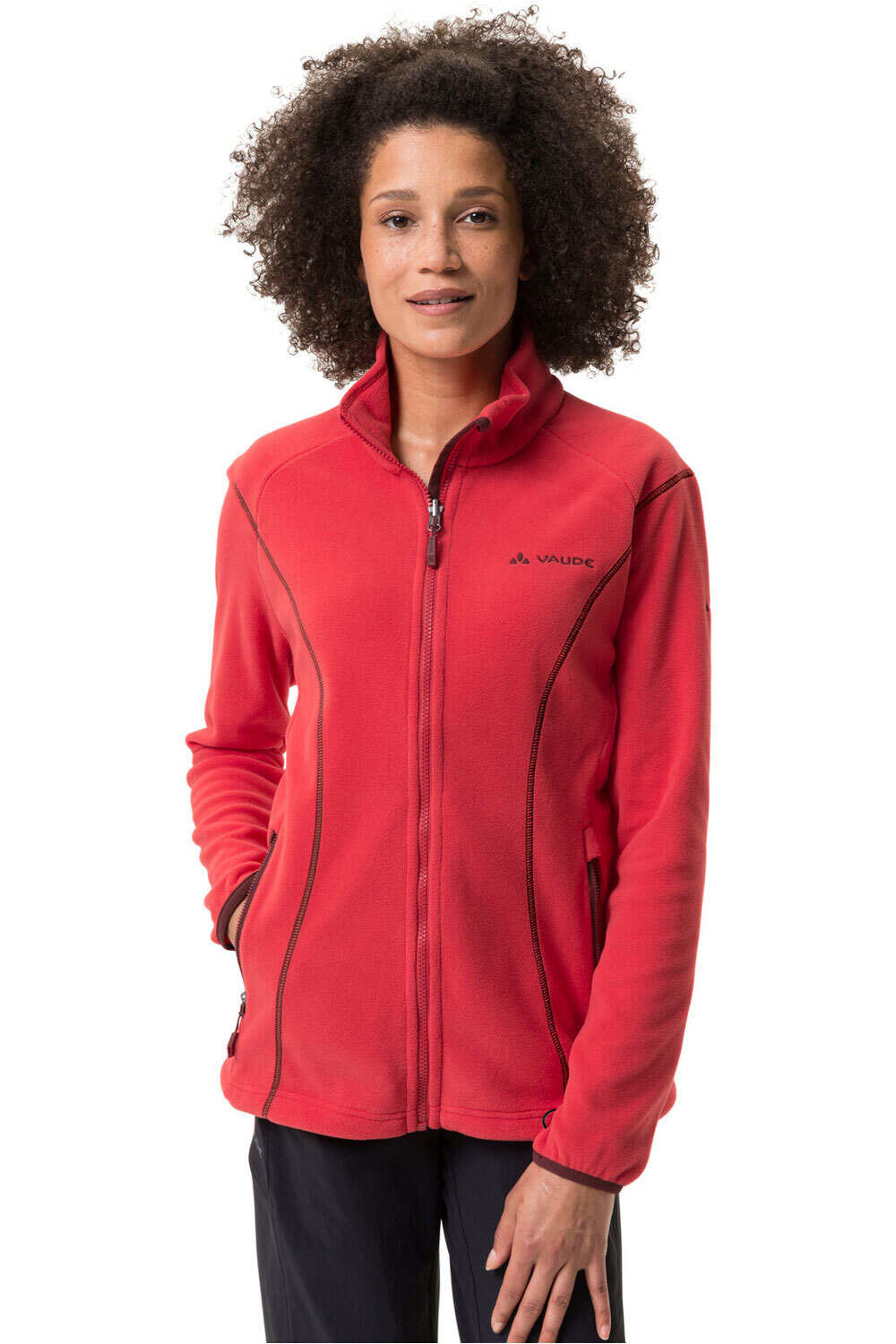 Vaude forro polar mujer Women's Rosemoor Fleece Jacket II vista frontal