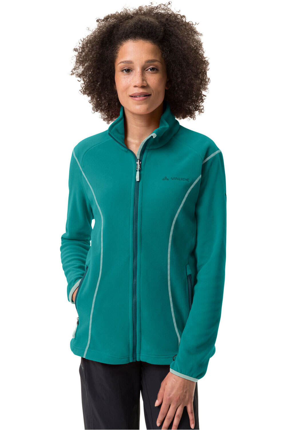 Vaude forro polar mujer Women's Rosemoor Fleece Jacket II vista frontal