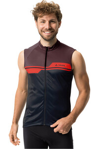 Vaude maillot manga corta hombre Men's Posta FZ Tricot SL vista frontal