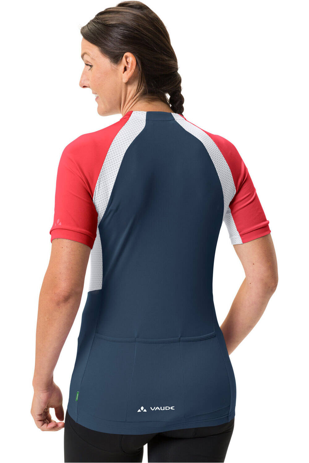 Vaude maillot manga corta mujer Women's Advanced Tricot IV vista trasera