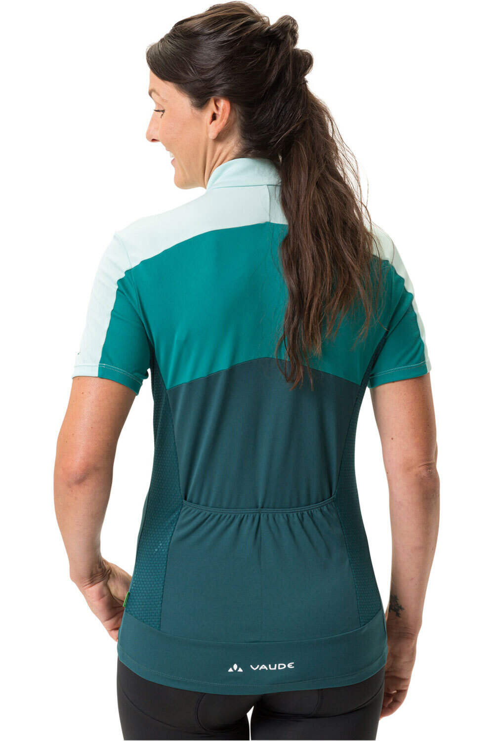 Vaude maillot manga corta mujer Women's Matera FZ Tricot vista trasera