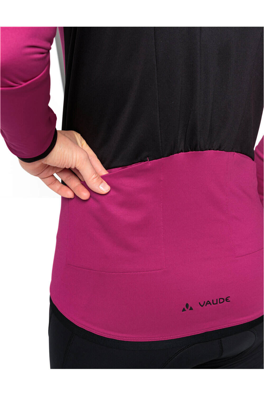 Vaude maillot manga larga mujer Women's Posta LS Tricot II vista detalle