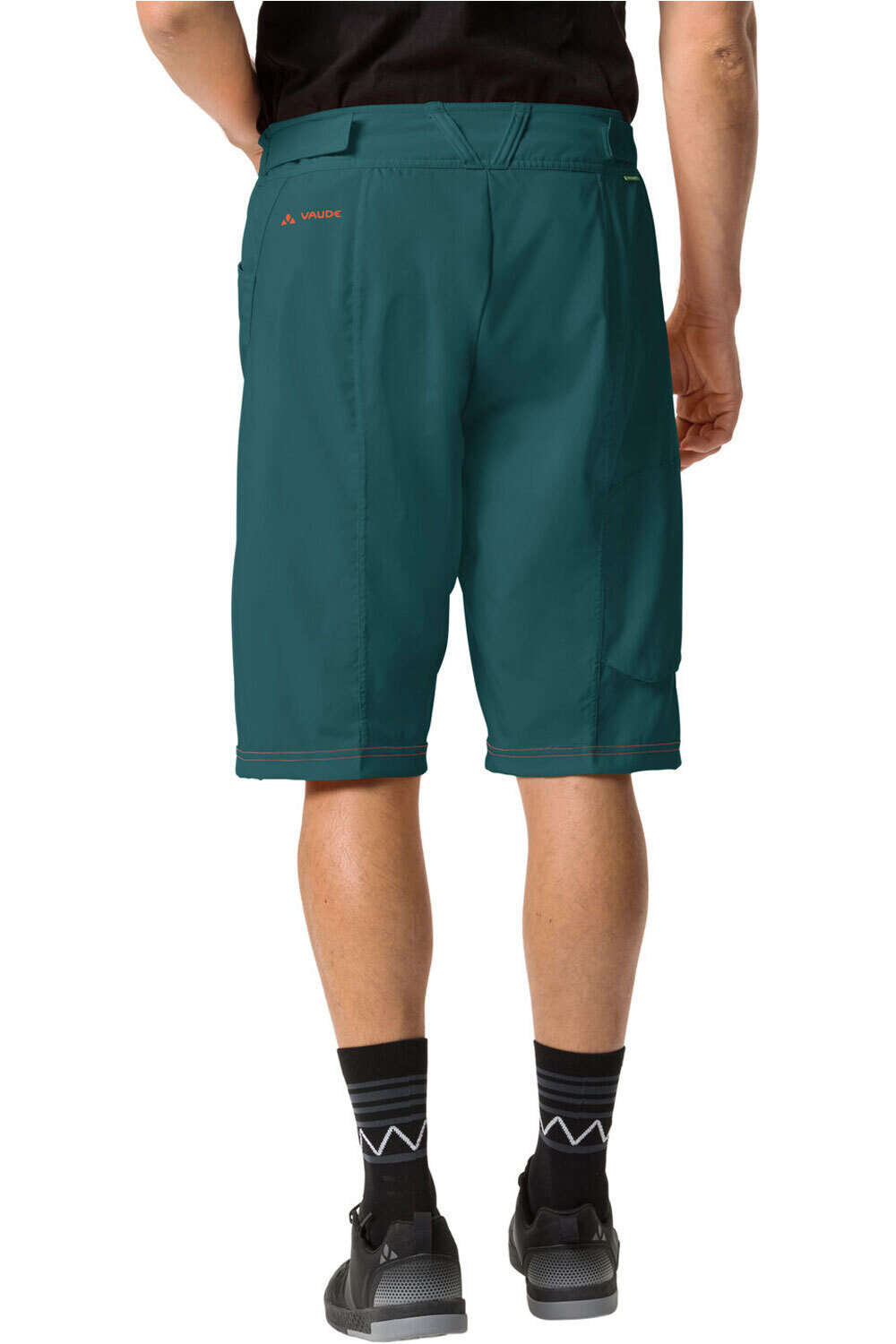 Vaude pantalón corto ciclismo hombre Men's Ledro Shorts vista trasera