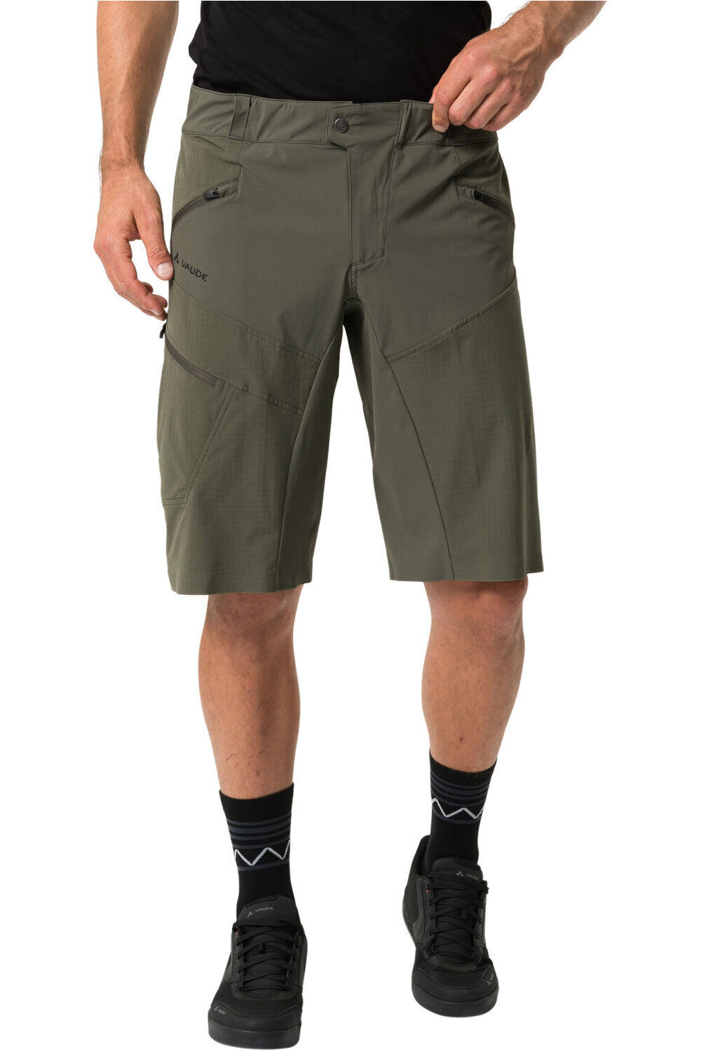 Vaude pantalón corto ciclismo hombre Men's Virt Shorts vista frontal