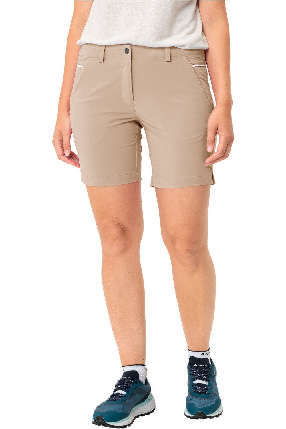 Vaude pantalón corto montaña mujer Women's Skomer Shorts III vista frontal