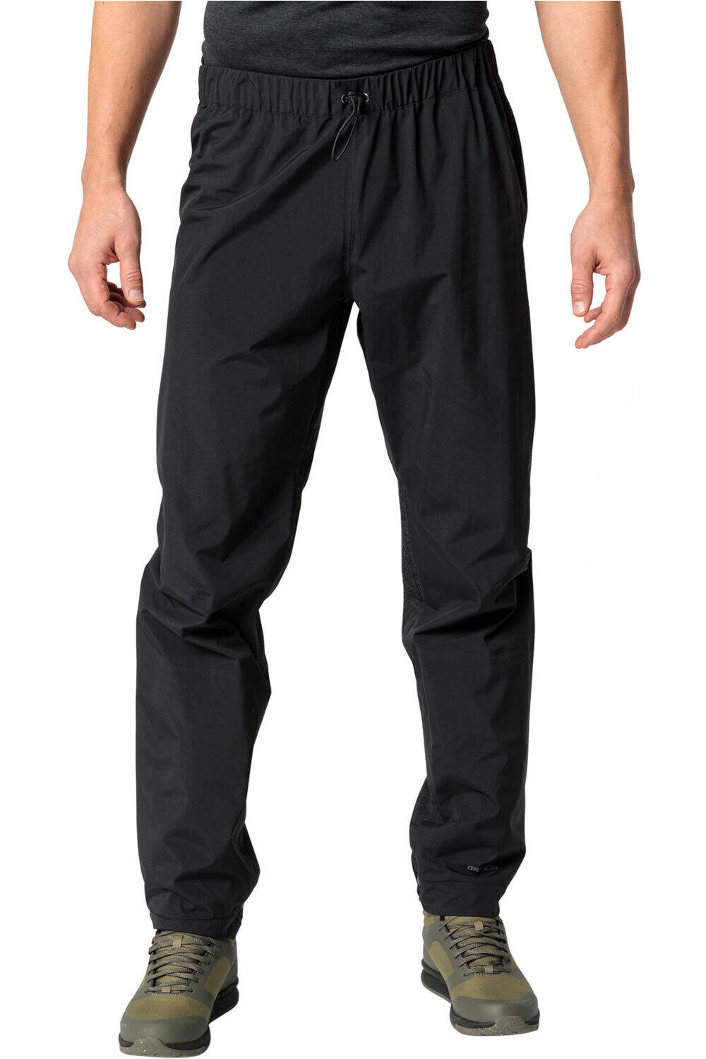 Vaude pantalón largo ciclismo hombre Men's Comyou Rain Pants vista frontal