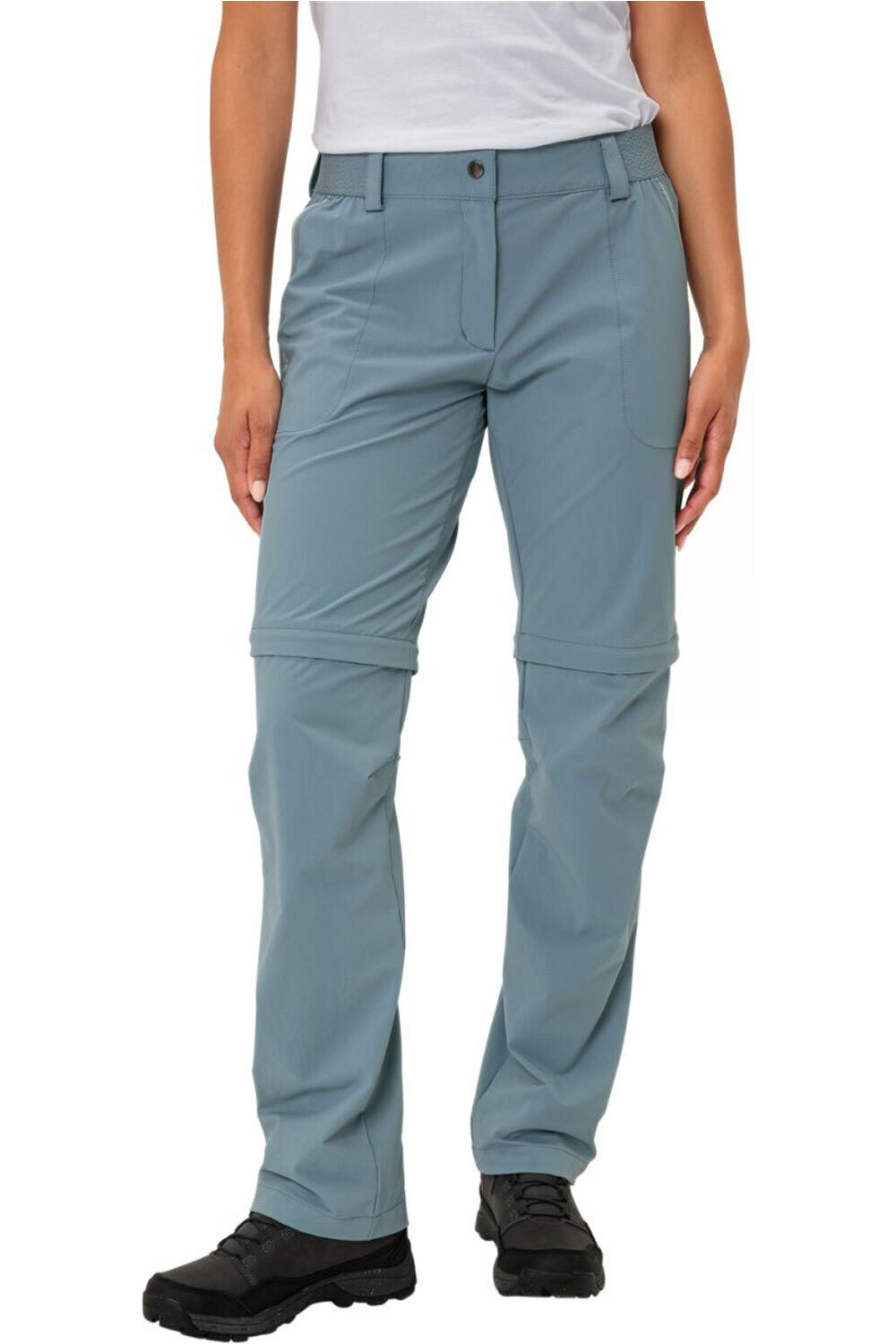 Vaude pantalón montaña mujer Women's Farley Stretch ZO Pants II vista frontal