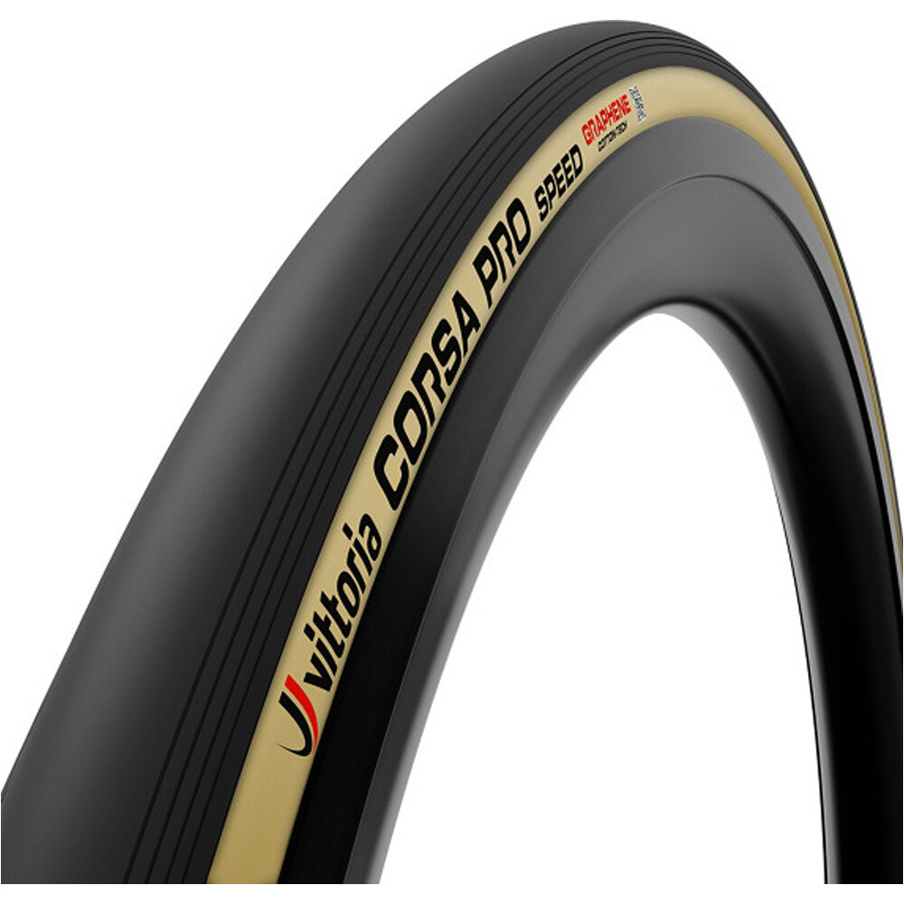 Vittoria cubiertas bicicleta paseo Tire Road Corsa Pro Speed vista frontal