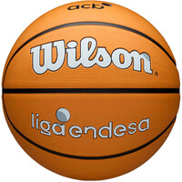 Wilson balón baloncesto ACB OUTDOOR BSKT 5 vista frontal