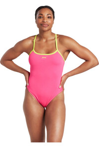 Zoggs bañador natación mujer Blaze Skyback vista trasera