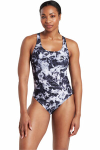 Zoggs bañador natación mujer Marble Powerback Women vista frontal