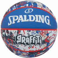 Spalding balón baloncesto Graffiti Sz7 Rubber Basketball vista frontal